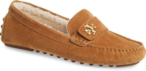 tory burch mocasines|tory burch fluffy slippers.